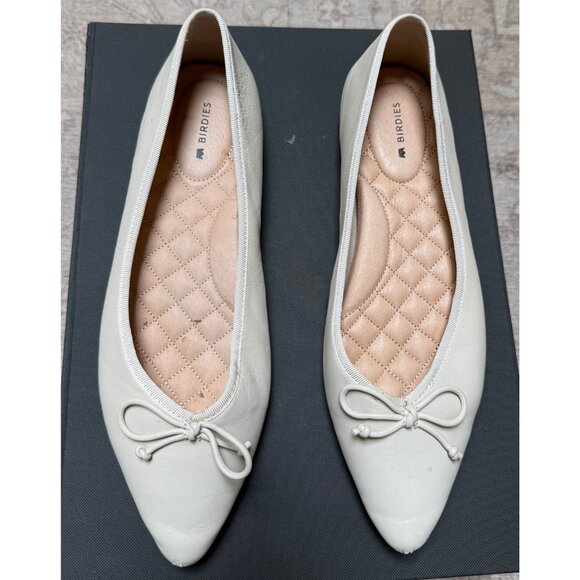 Birdies "The Goldfinch" Flats – Ecru, Pointed Toe - Picture 2 of 8